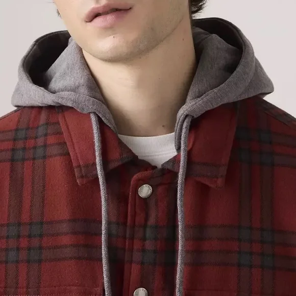 Francisco Sherpa Flannel Heavy Shirt Jacket - Picture 2 of 12